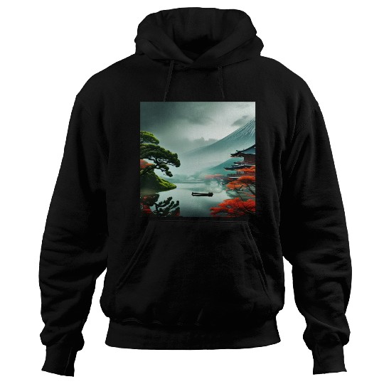 Aesthetic japan nature Hoodies