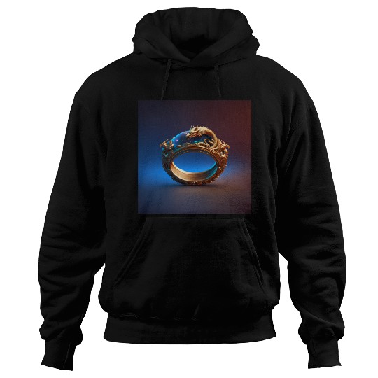 Dragon space ring Hoodies