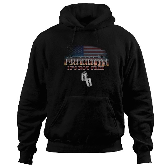 Marine Veteran Freedom Isn't Free Hoodies