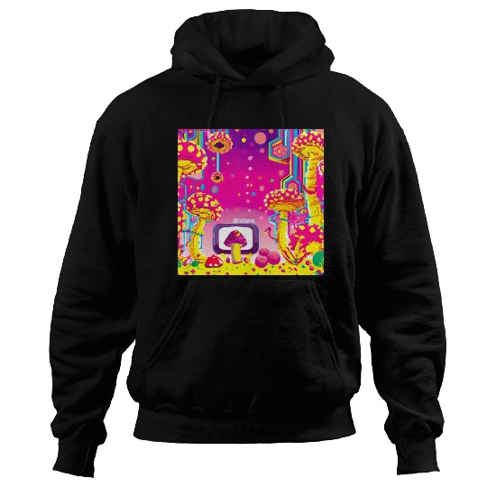 Psychedelic Video Game Fantasy World Hoodies