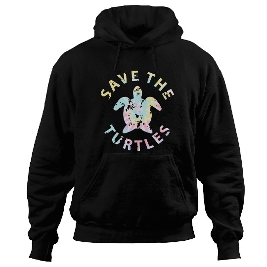 Save The Turtles Tie Dye Hoodies