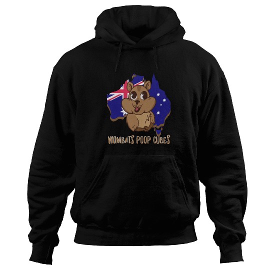 Wombats Poop Cubes For A Wombat Lover Hoodies