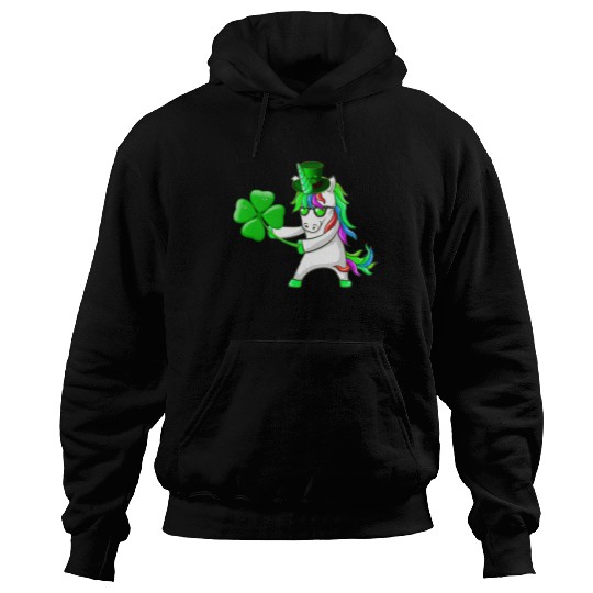 Flossing Unicorn St Patrick's Day Floss Dance Hoodies