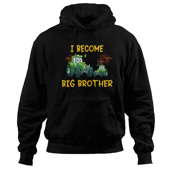 Big brother farmer tractor Hoodies