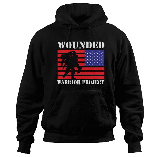 Wounded Warrior Project Us Flag Hoodies