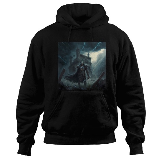 Death Knight in Thunderstorm Hoodies