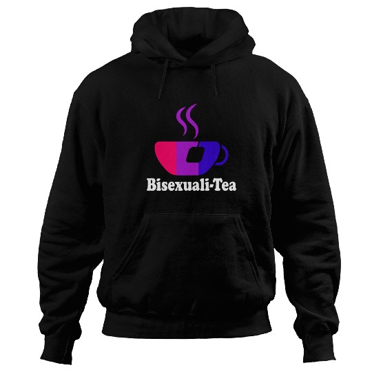 Bisexualitea Teacup Bi Pride Colors Bisexual Aesth Hoodies