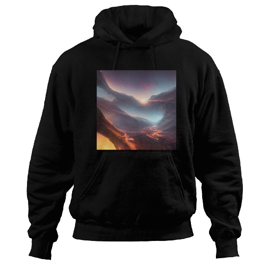 Sunrise at the Tunnel View Point Hoodies