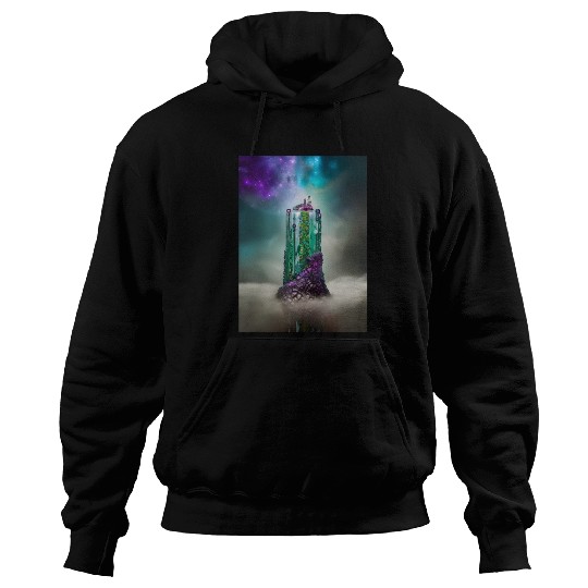 Cosmic Gemstone and Glass \|/ Universe Hoodies
