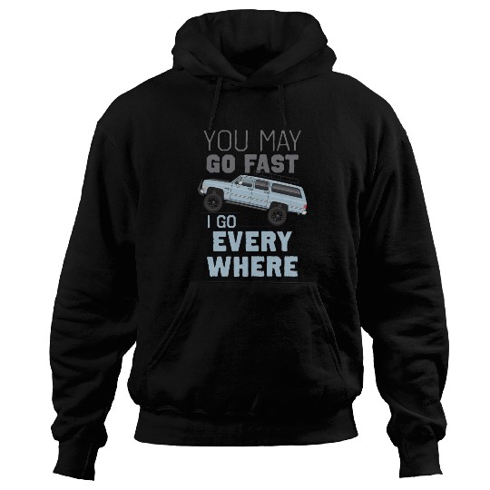 YOU MAY Light Blue Hoodies