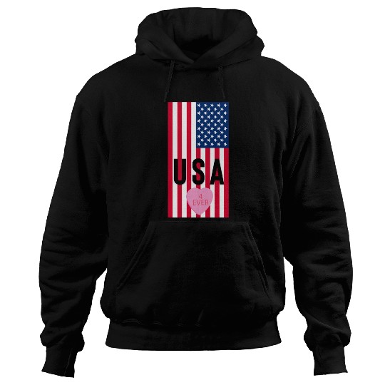 USA Stars and Stripes Hoodies