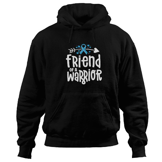 Friend Of A Warrior Support Team Prostate Cancer Hoodies