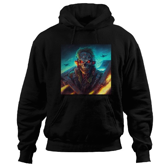 ZOMBIE IRON MAIDEN (version 13) Hoodies