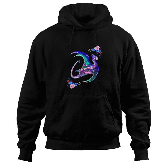 Day Of The Dead Sugar Skull Dragon Hoodies