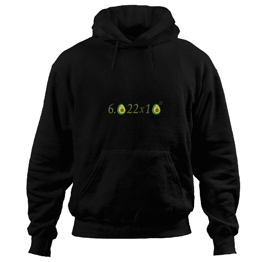 Funny Avocado Avogadro' Number Hoodies