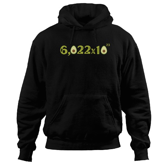 Funny Avocado Avogadro' Number Hoodies