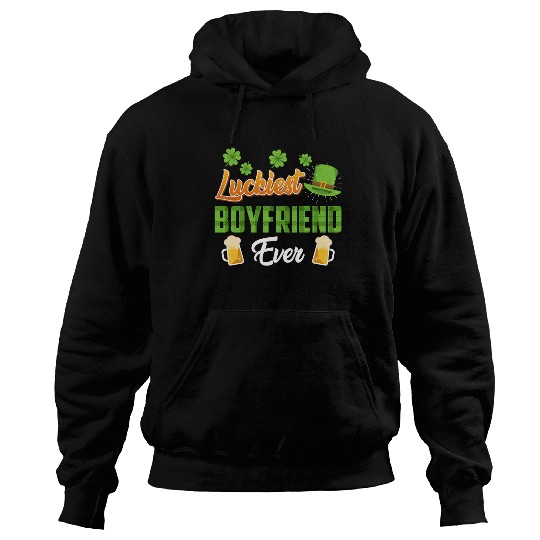 Luckiest Boyfriend Ever St. Patrick's Day Hoodies