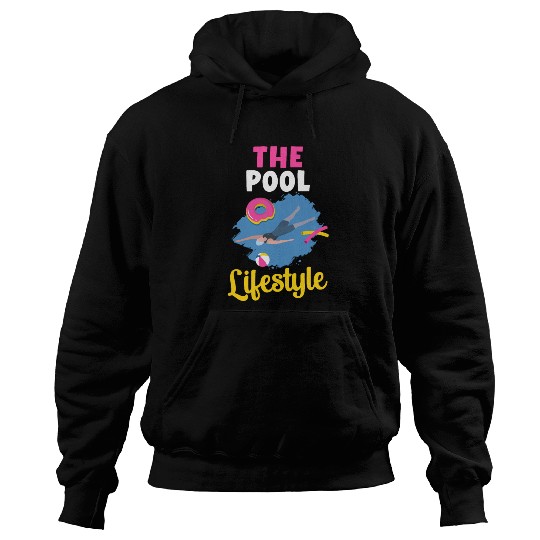 The Pool Lifestyle Donut Floater Swimming Sports Hoodies
