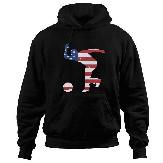 Sport Us Flag Bowling Hoodies