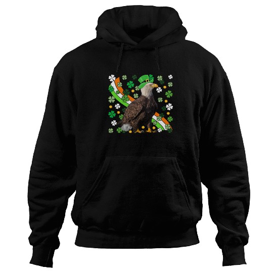 Irish American Flag Eagle St. Patrick’s Day Hoodies