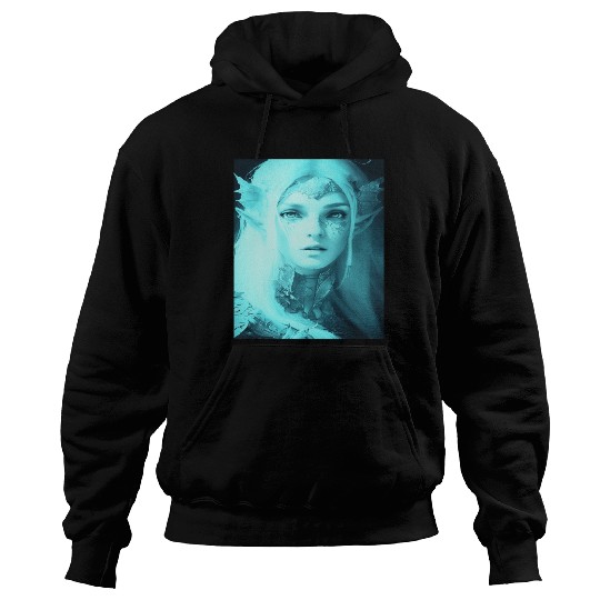 Fairy elf woman fantasy mysticism magic mythical j Hoodies