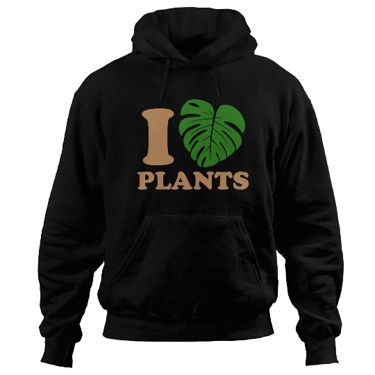 I love plants Hoodies