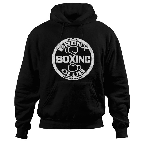 Bronx Boxing Club Squared Circle Distressed Hoodies