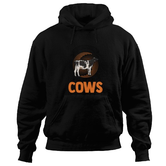 Cow Gift Farmer Cattle Breeder Cows Hoodies