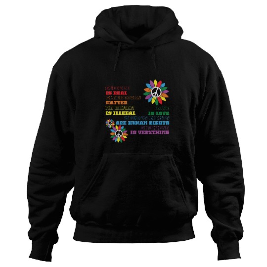 Distressed Science Is Real Black Hoodies