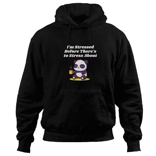 Im Stressed Before Stress Introvert Nerd Antisocia Hoodies