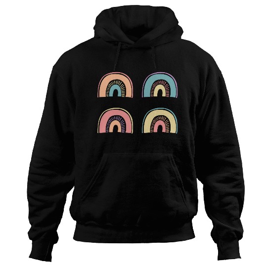 Multi Rainbow Hoodies
