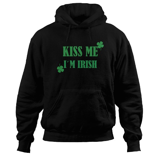 kiss me im irish Hoodies