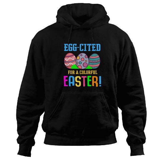 Easter Colorful Egg Dye Rabbit Egg Hunt Hoodies