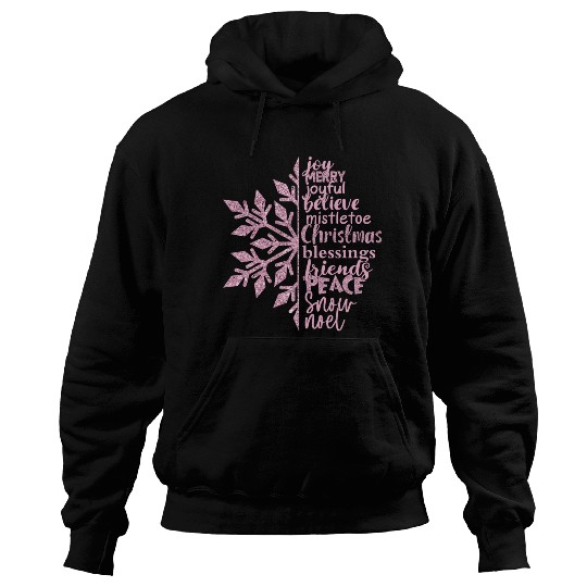Christmas Snowflake Sublimation Hoodies