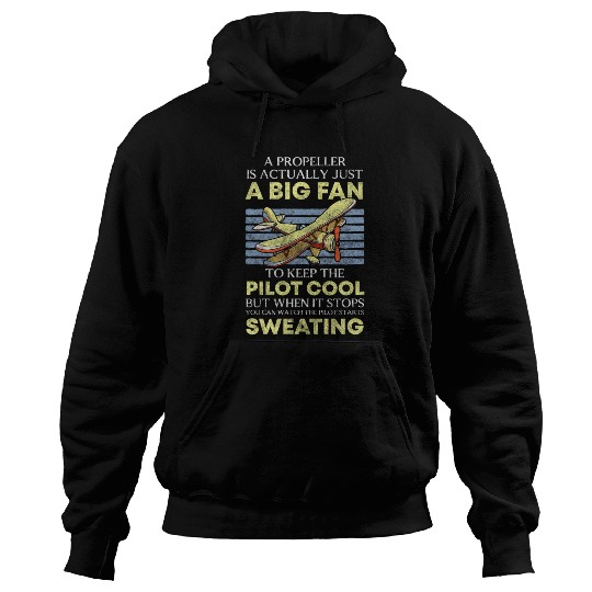 Pilot Airfield Jet Flight School Hoodies
