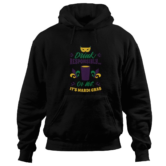 Mardi Gras Carnival Beer Drinking Parade Party Hoodies