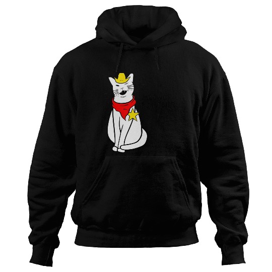 meowdy cat partner Hoodies