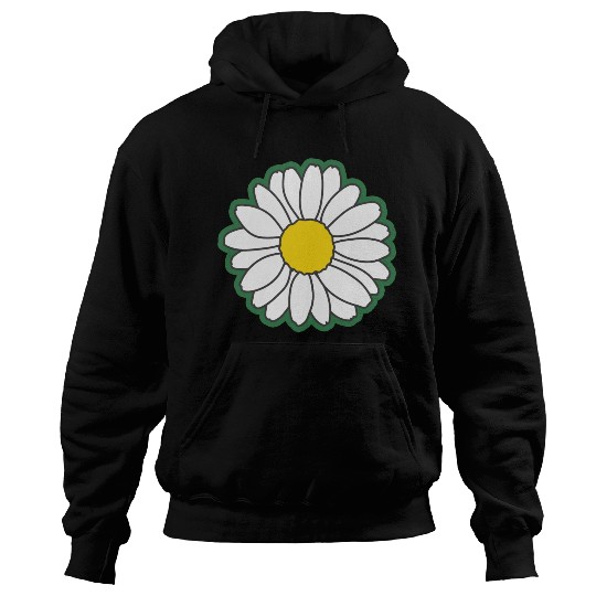 green daisy flower Hoodies