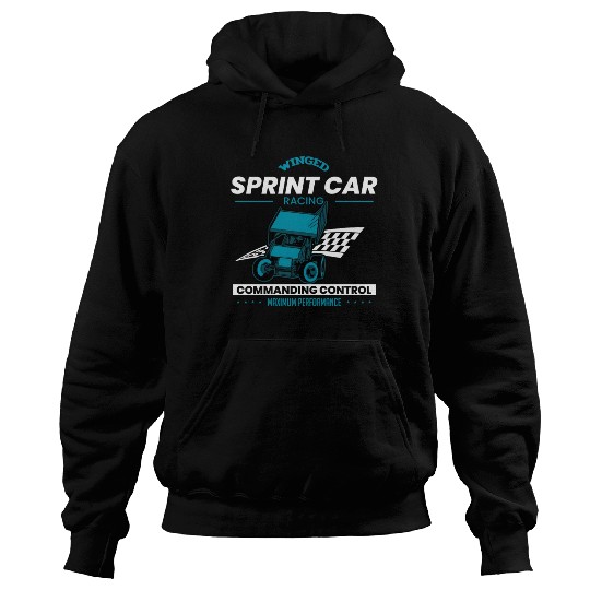 Sprint Car Racing, sprint car, dirt track racers Hoodies