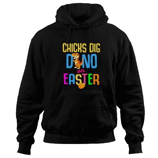 Easter T-rex Dinosaur Rabbit Easter Bunny Holiday Hoodies
