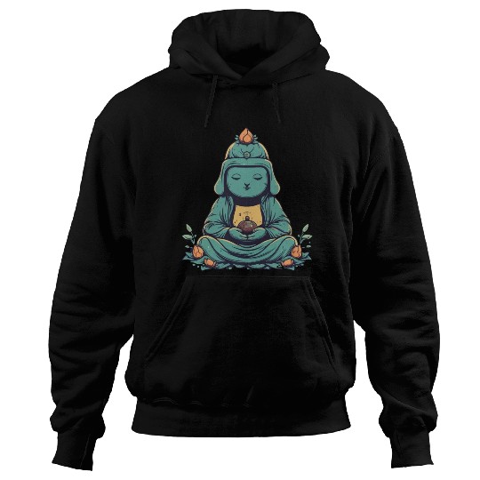 Meditating buddha Hoodies