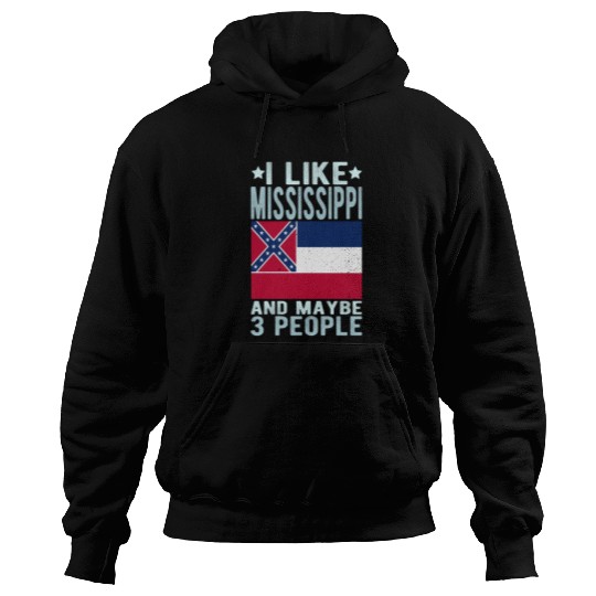 Mississippi Flag US State Hoodies