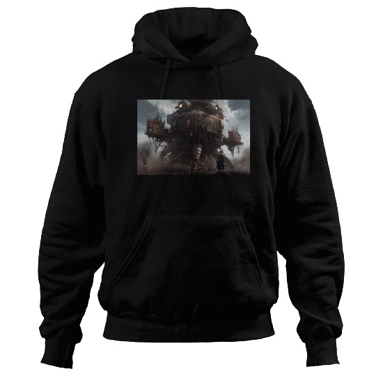 Dangerous Crab like Steampunk machine abstract Hoodies