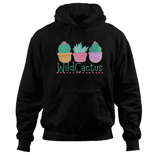 Wildflowers and cactus Hoodies
