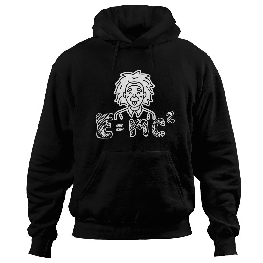 physics E=mc square Hoodies