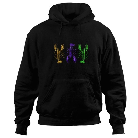 Lobster Mardi Gras Hoodies