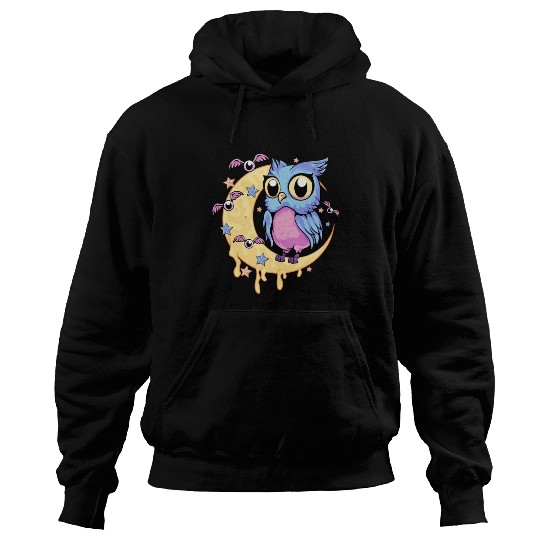 Pastel Goth Owl Hoodies