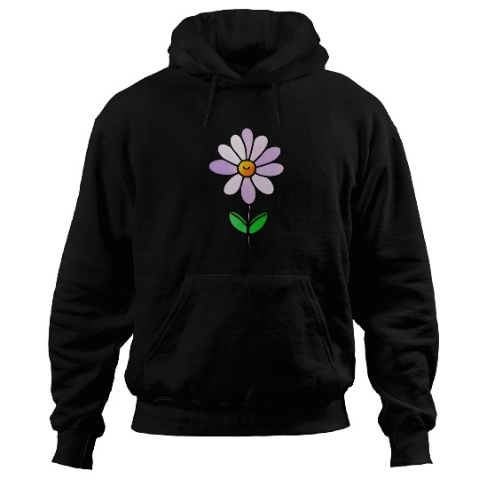 Lavender Flower Art Hoodies