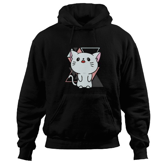 Cute little cat adorable kitty Kittenlove cat mom Hoodies