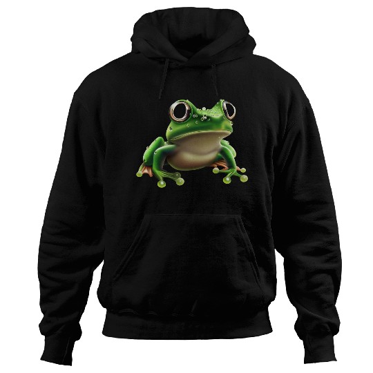 Rain frog water drop frog Hoodies
